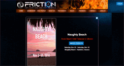 Desktop Screenshot of frictionparties.com